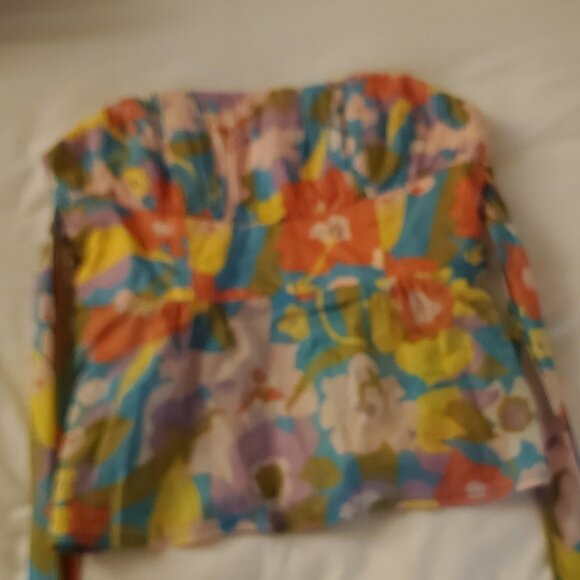 Nanette lepore vintage floral halter top - Picture 2 of 7